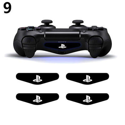 4pcs/Lot LED PS4 Controller Light sticker bar custom stickers for Playstation Gampad Controller Skin for PS4 controller Duals