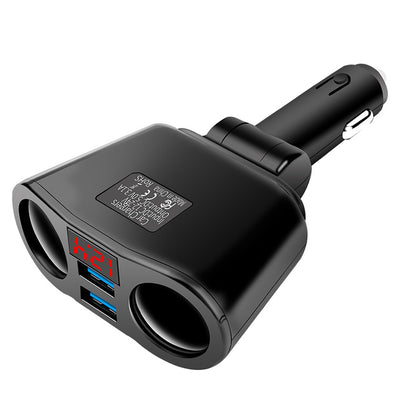 USB Car Charger 3.1A Car Cigarette Lighter Socket Splitter Plug LED Car Charger Adapter For iPhone XR XS 11 Pro Samsung S10 S9