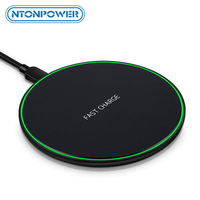 NTONPOWER Wireless Charger Qi Smart Quick Charge Fast Charger 7.5W for Mi MIX 2S iPhone X XR XS 8 plus 10W For Sumsung S9