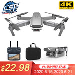 2020 NEW E68 Drone HD wide angle 4K WIFI 1080P FPV Drones video live Recording Quadcopter Height To maintain Drone Camera Toys