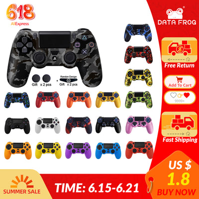DATA FROG For SONY Playstation 4 PS4 Controller Protection Case Soft Silicone Gel Rubber Skin Cover For PS4 Pro Slim Gamepad